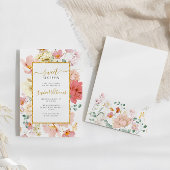 Invitation Fleur sauvage Doux Floral Doux 16 Anniversaire