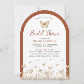 Invitation Fleur sauvage en terre cuite Fête des mariées d'ar (Devant)