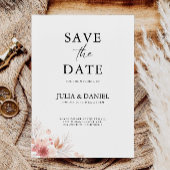 Invitation Fleur sauvage Enregistrer le Modèle de date