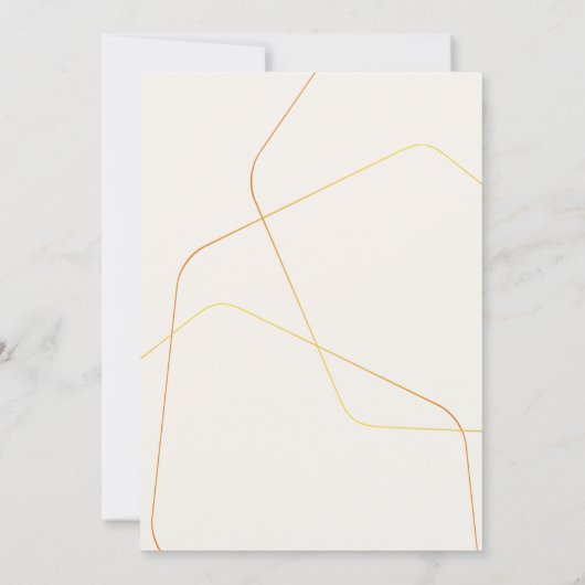 Invitation Fleur sauvage Fern Champagne Foliage Réception de (Dos)