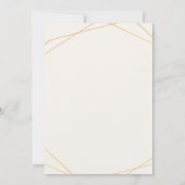 Invitation Fleur sauvage Fern Mushroom Foliage Wedding shower (Dos)