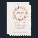 Invitation Fleur sauvage Fern Mushroom Foliage Wedding shower<br><div class="desc">Découvrez une élégance intemporelle et des designs enchanteurs dans notre collection de faire-part de mariage exquise. Chaque carte est un chef-d'oeuvre,  magnifiquement conçu pour capturer l'essence de votre journée spéciale.</div>