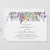 Invitation fleur sauvage Floral Bridal (Devant)