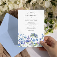 Fleur sauvage floral Delicle Mariage Periwinkle