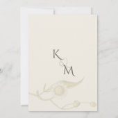 Invitation Fleur sauvage Floral Elegant Daisy Boho Mariage (Dos)