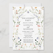 Invitation Fleur sauvage Floral Wreath Garden (Devant)