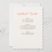 Invitation Fleur sauvage Forest Fern Champhroom Bachelorette  (Dos)