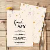 Invitation Fleur sauvage fraîche