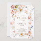 Invitation fleur sauvage Garden Bridal Shower (Devant)