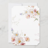 Invitation fleur sauvage Garden Bridal Shower (Dos)