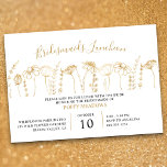 Invitation Fleur sauvage Gold Sketch Bridesmaitres déjeuner<br><div class="desc">Bridesmaids Invitation fleur sauvage de déjeuner avec bordure fleur sauvage or. Simple et délicat, ce design botanique floral présente des fleurs sauvages dorées, dessinées dans des lignes dorées. Bridesmaids Luncheon est lettré dans la typographie écriture féminine et le modèle invitation est prêt pour vous à personnaliser. Veuillez parcourir ma collection...</div>
