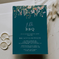 Fleur sauvage Green I Do BBQ Engagement Party