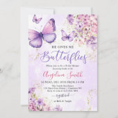 Invitation Fleur sauvage Il Me Donne Fête des mariées De Papi (Devant)