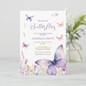 Invitation Fleur sauvage Il Me Donne Fête des mariées De Papi (Debout devant)