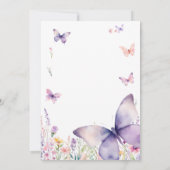 Invitation Fleur sauvage Il Me Donne Fête des mariées De Papi (Dos)