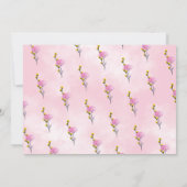 Invitation Fleur sauvage Lawn Love est en Fête des mariées de (Dos)