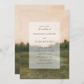 Invitation Fleur sauvage Meadow (Devant / Derrière)