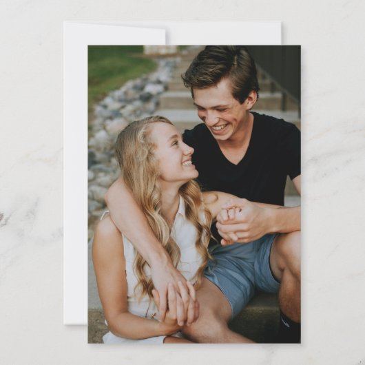 Invitation Fleur sauvage Meadow Boho Elegant Script Photo (Dos)