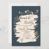 Invitation Fleur sauvage Meadow Brunch & Fête des mariées Bub (Devant)