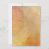 Invitation Fleur sauvage Meadow Élégante Fête des mariées d'é (Dos)