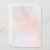 Invitation Fleur sauvage Meadow Élégante fête d'été (Dos)