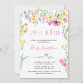 Invitation Fleur sauvage Meadow Love est dans la Fête des mar (Devant)