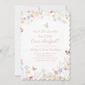 Invitation Fleur sauvage n'est-elle pas merveilleuse invitati (Devant)