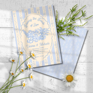 Invitation Fleur sauvage Paquet de semis Dîner de répétition