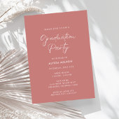 Invitation Fleur sauvage Photo High School Graduation Party