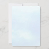 Invitation Fleur sauvage, premier anniversaire, un, floral (Dos)