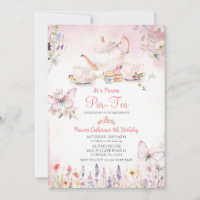 Fleur sauvage Princess ParTea Papillon rose Annive