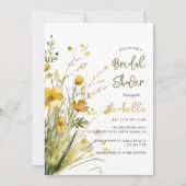 Invitation Fleur sauvage Printemps Été Automne Fête des marié (Devant)
