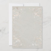 Invitation Fleur sauvage | Réserver Thème Baby shower Invitat (Dos)