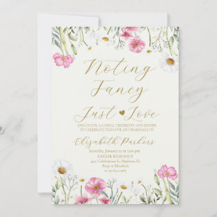 Invitation Fleur sauvage Rien de fantaisiste Juste l'amour Fu