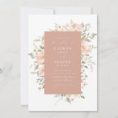 Invitation Fleur sauvage Romance (Devant)