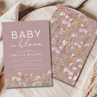 Fleur sauvage rose bébé en fleurs Couples Douche
