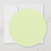 Invitation Fleur sauvage Russe Boho Lime Fête des mariées ver (Dos)