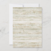 Invitation Fleur sauvage Rustic Automne Citrouille Détails du (Dos)