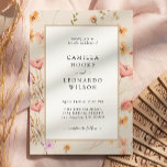 Invitation Fleur sauvage Rustic Fleur sauvage Mariage<br><div class="desc">Faire-part de mariage Fleur sauvage rustique. Elégante et romantique, cette belle palette de couleurs de bronze, brun, rouille, terre cuite et orange brûlée est le thème tendance pour les mariages de cette année. herbe séchée rustique, belles fleurs et fleurs sauvages vintages sont des détails étonnants pour votre mariage moderne boho-chic....</div>