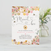 Invitation Fleur sauvage Signifie Être Fête des mariées (Debout devant)