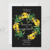 Invitation Fleur sauvage simple et élégant (Devant)