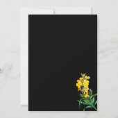 Invitation Fleur sauvage simple et élégant (Dos)