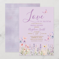 Fleur sauvage violet papillon Fête des mariées