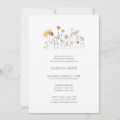 Invitation Fleur sauvage Whimsical Boho Bridesmaids Déjeuner (Devant)
