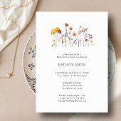 Invitation Fleur sauvage Whimsical Boho Chic Bachelorette Par