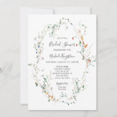 Invitation fleur sauvage Wreath Bridal Show (Devant)
