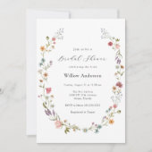 Invitation fleur sauvage Wreath Bridal Show (Devant)