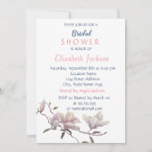 Invitation Fleur Simple, Réception de Mariage Magnolia (Devant)