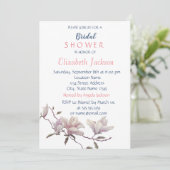 Invitation Fleur Simple, Réception de Mariage Magnolia (Debout devant)