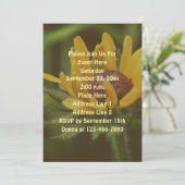 Invitation Fleur Susan aux yeux noirs (Debout devant)